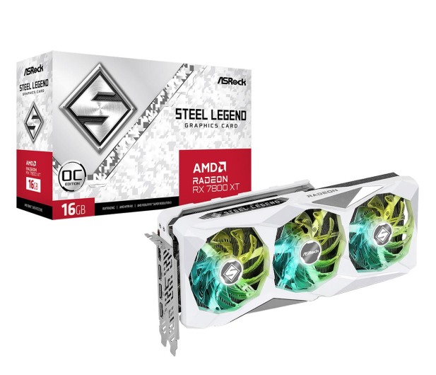 ASRock Radeon RX 7800 XT Steel Legend OC 16GB GDDR6 - 1191049 - zdjęcie